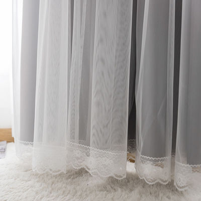 280 CM 720 Gsm 폴리에스테르 커튼 구성 고급 린넨 소등 과장
