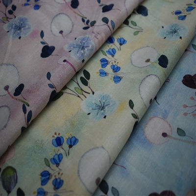 47*58 180gsm Printed Lenzing Ecovero Viscose Rayon Twill Fabric