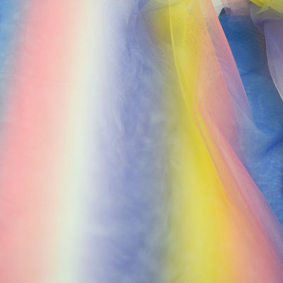 아이들 투투 스커트를 위한 드레스 부드러운 메쉬 100% 나일론 실크 얇은 명주 그물 구성과 결혼하는 장식