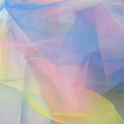 반짝거림 환상 신부 얇은 명주 그물 구성과 결혼하는 평범한 부드러운 나일론 얇은 명주 그물