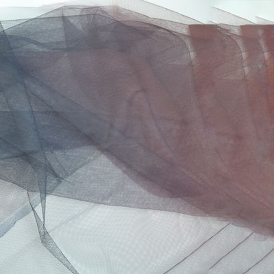 100% 나일론 얇은 명주 그물은 부드러운 얇은 명주 그물 구성 진주로 만드는 망조직을 회전시킵니다