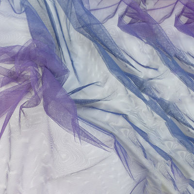 100% 나일론 얇은 명주 그물은 부드러운 얇은 명주 그물 구성 진주로 만드는 망조직을 회전시킵니다